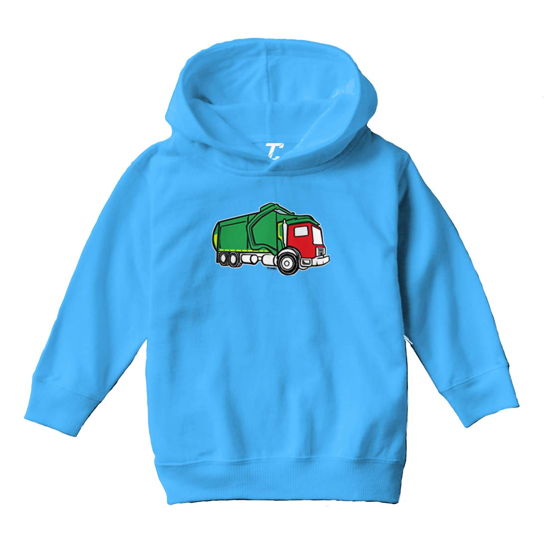 Kids Garbage Truck Fleece Hoodie - Fun & Cozy Trash Truck Themed Pullover for Toddlers & Youth | Perfect for Playtime, Dress-Up & Outdoor Activities