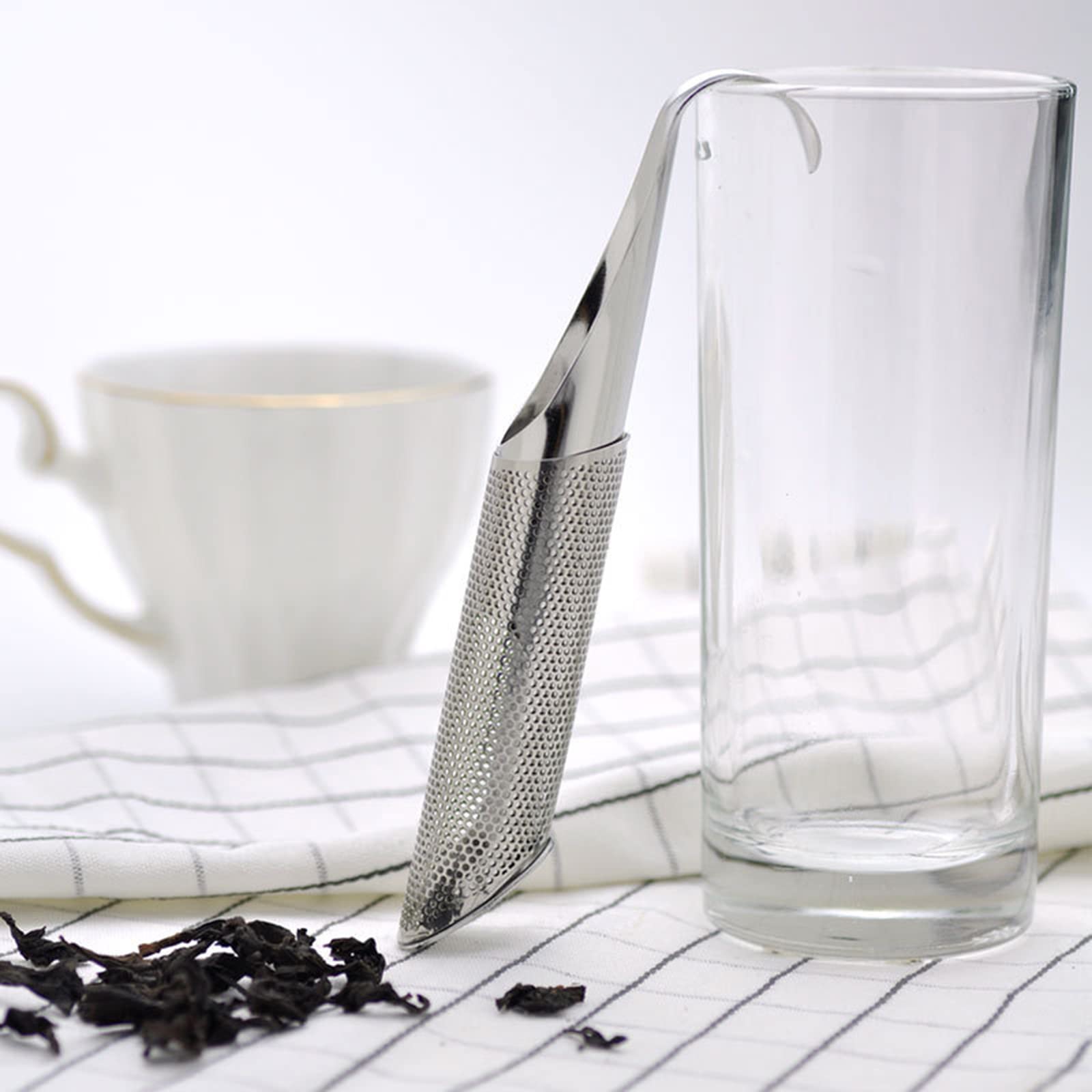 Premium Stainless Steel Tea Strainer & Telescopic Tea Infuser - Reusable Loose Leaf Tea Filter for Rose, Coffee, Spices (2-Pack) - Perfect for Home, Office & Travel Brewing