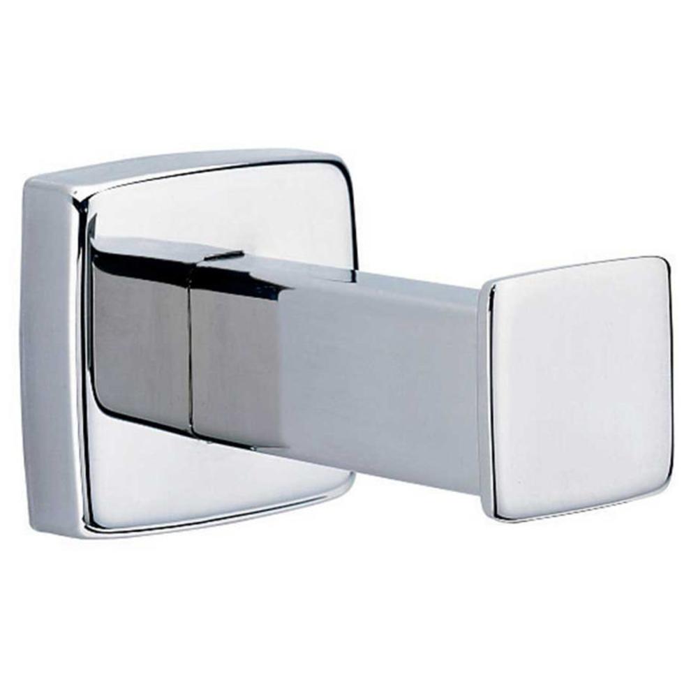 Bobrick B67 Single Robe Hook - Durable Stainless Steel Bathroom Hook for Towels & Robes - Perfect for Home, Hotel, and Spa Use