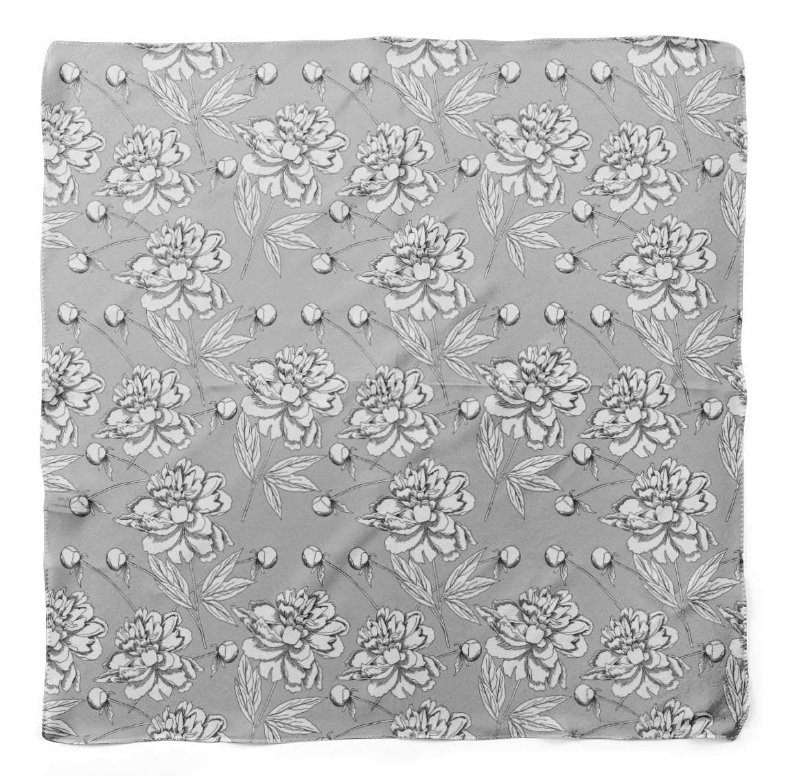 Bimba Printed Pure Silk Scarf for Women - Elegant Hair Wrap, Neck Scarf & Head Bandana Accessory - Perfect for Everyday Wear, Parties & Special Occasions