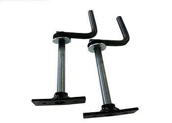 Northbound Aluminum Ski Bar with Screw & Nut - 1 Pair Black for Ski Equipment Maintenance & Repair | Durable Ski Binding Accessories for Downhill & Cross-Country Skiing