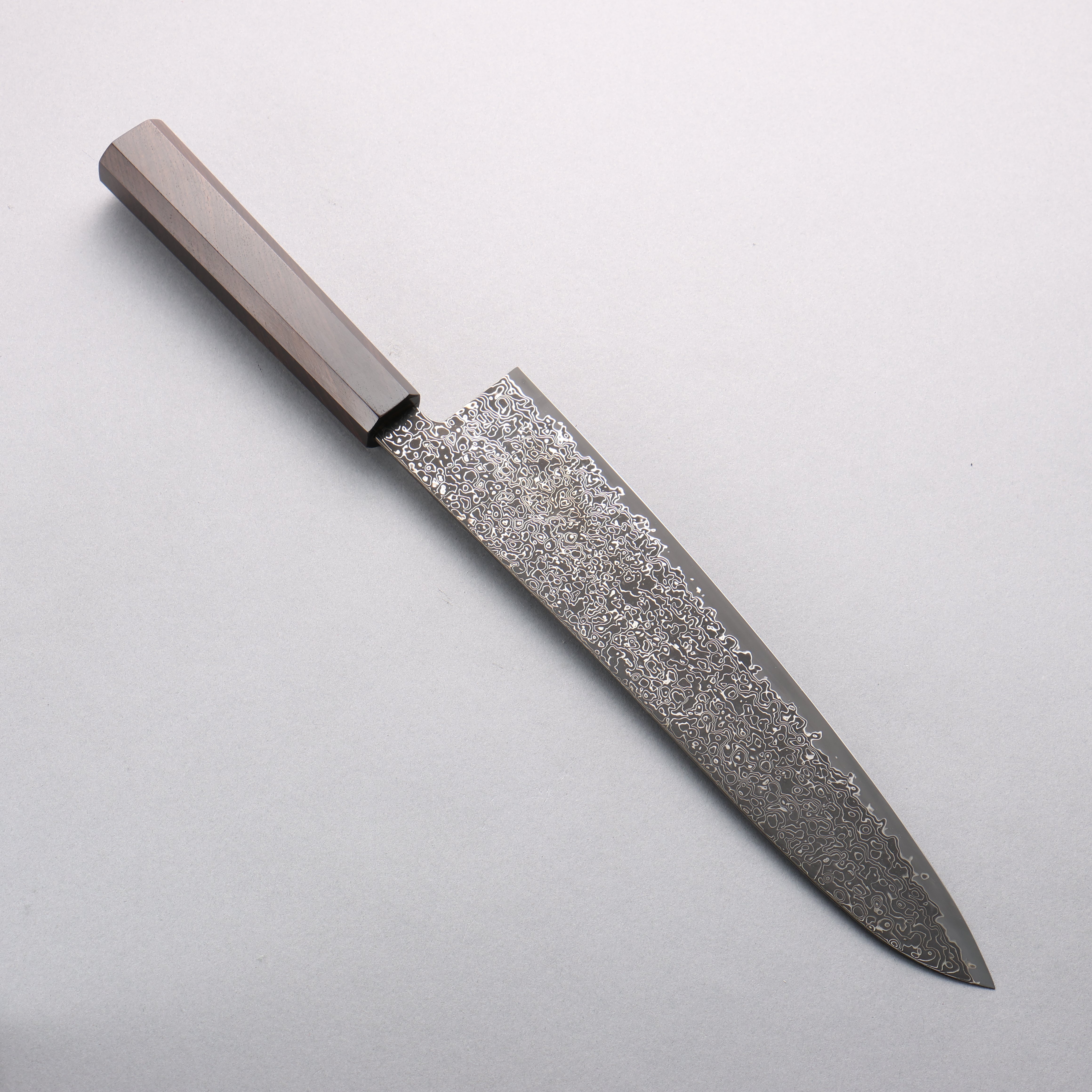 Premium Seisuke SG2 Black Damascus Gyuto Chef Knife 240mm - High Carbon Stainless Steel Blade with Ebony Wood Handle - Perfect for Sushi, Meat Slicing & Professional Cooking