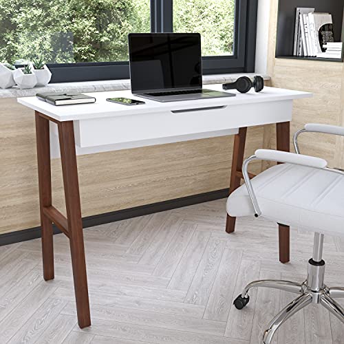 White/Walnut
