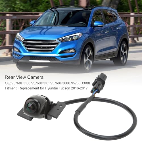 2016-2017 Hyundai Tucson Rear View Backup Camera Replacement - 95760D3101/95760D3000 Wireless Parking Assist with Night Vision | Perfect for Safe Reversing, Parking & Night Driving