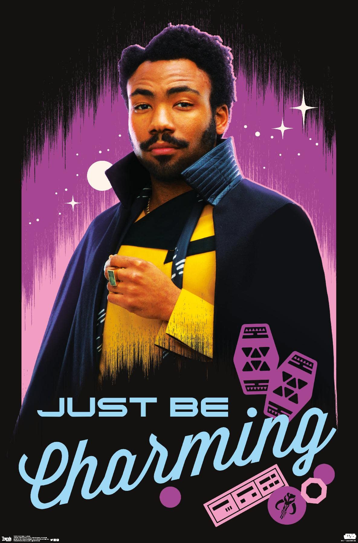 Star Wars Solo Lando Calrissian Movie Poster 22.4x14.7 Inch - Premium Unframed Wall Art Decor for Bedroom, Living Room & Office