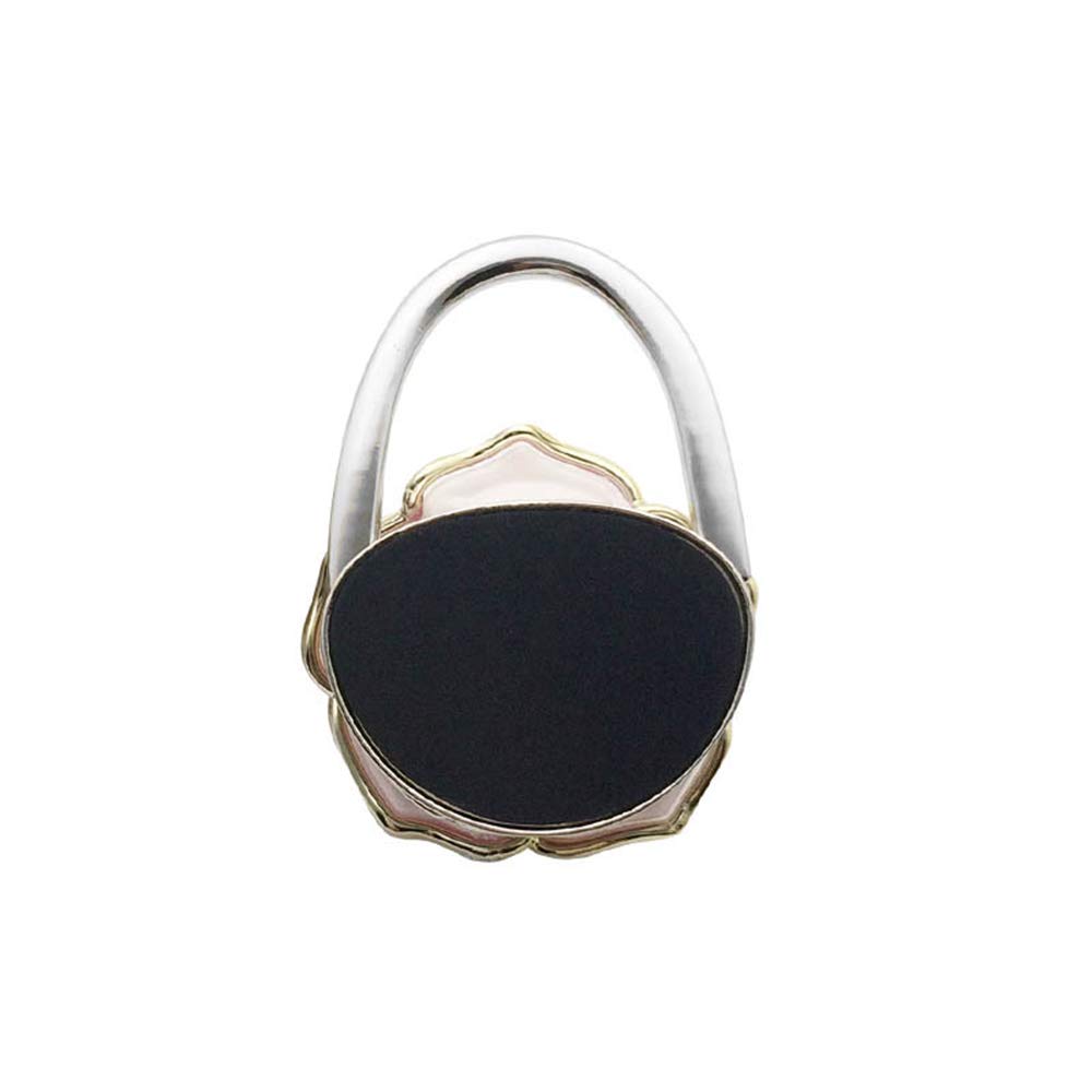 Rose Gold Foldable Purse Hook Hanger - Portable Handbag Holder for Tables, Restaurants & Travel - Durable Bag Storage Solution for Women's Purses, Totes & Backpacks