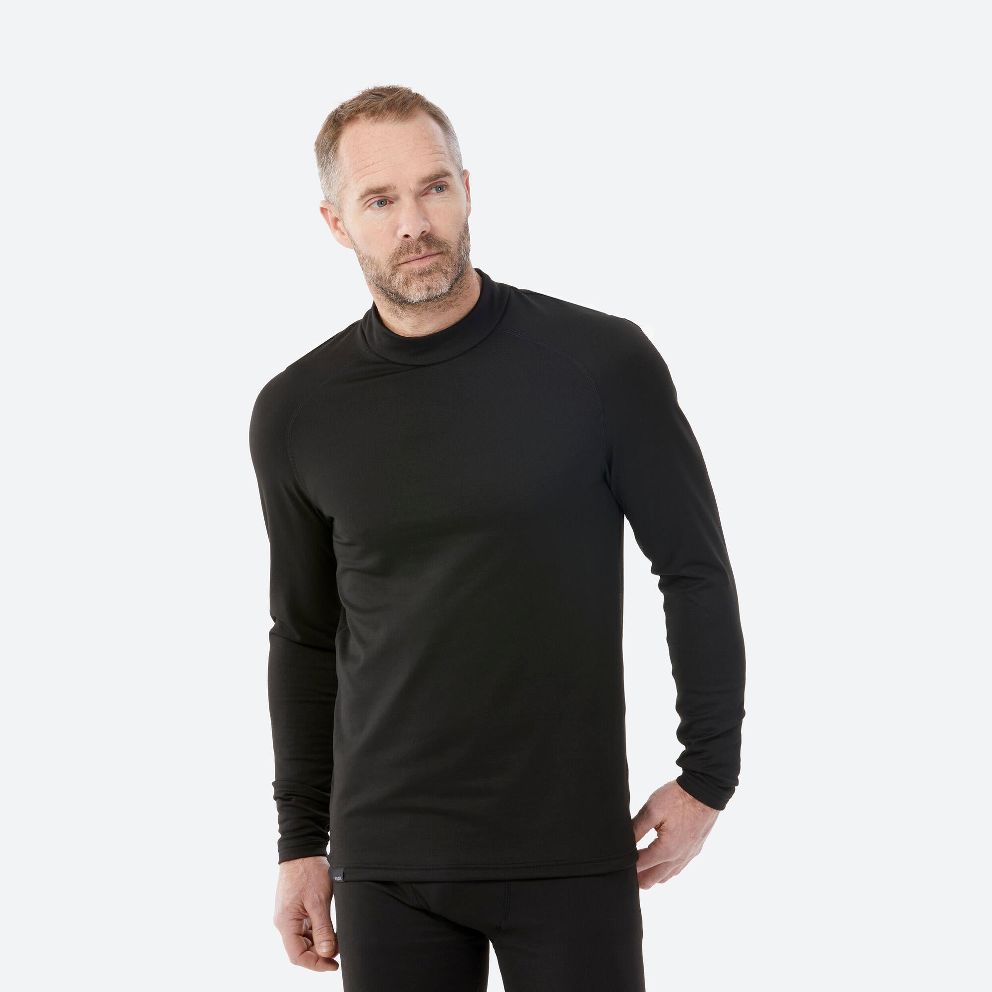 Wedze Men's BL 500 Thermal Ski Base Layer - Warm Winter Underwear for Skiing & Snowboarding - Perfect for Cold Weather Activities & Outdoor Sports