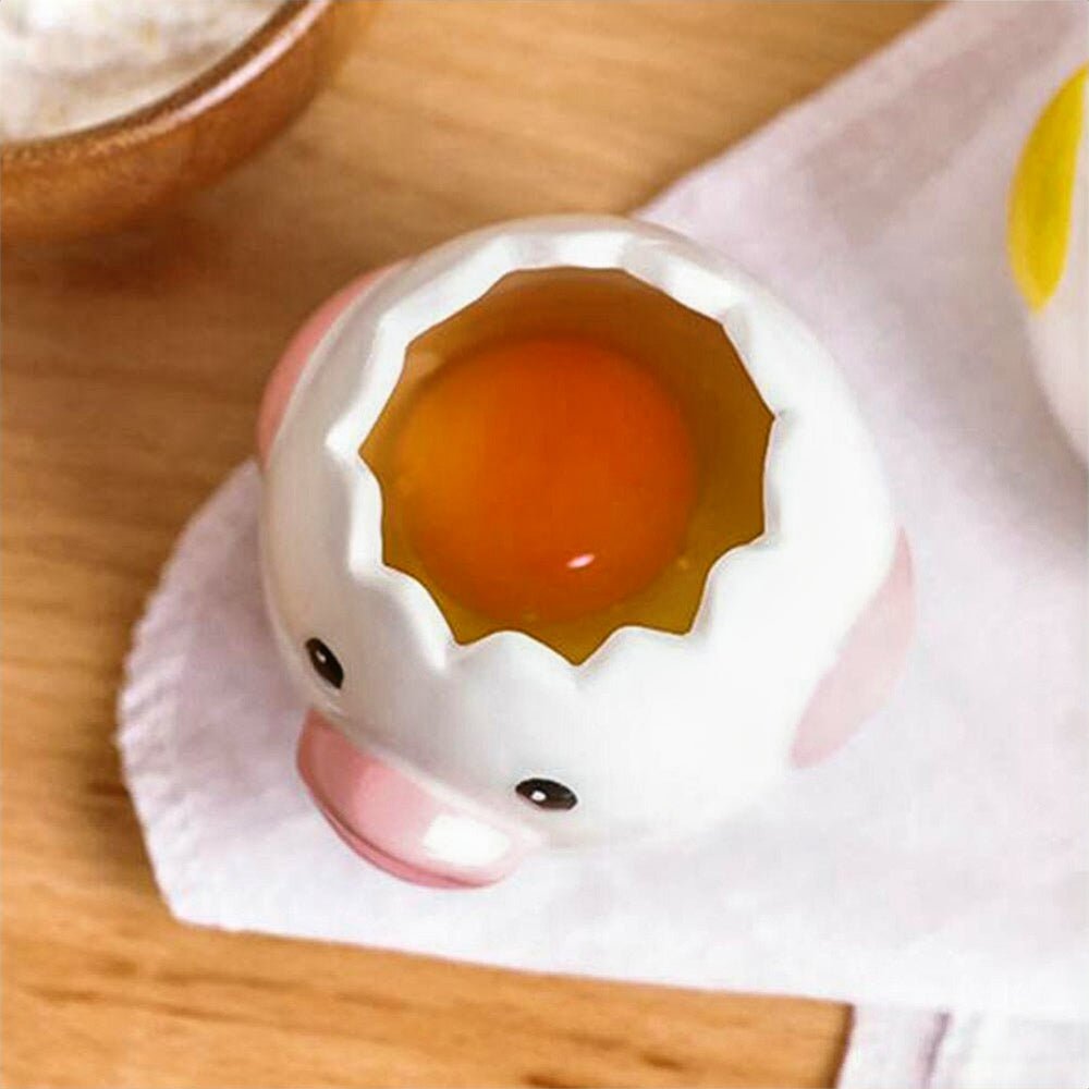 Bunty Ceramic Egg Yolk Separator - Premium Kitchen Tool for Baking & Cooking | Perfect for Chefs, Home Bakers & Egg Recipes