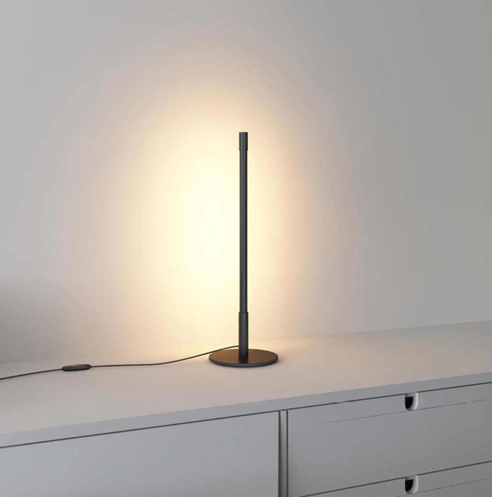 Modern Linear LED Table Lamp - Adjustable Brightness, Dimmable Desk Light for Home Office, Study, and Bedroom - Energy Efficient Task Lighting for Reading & Working