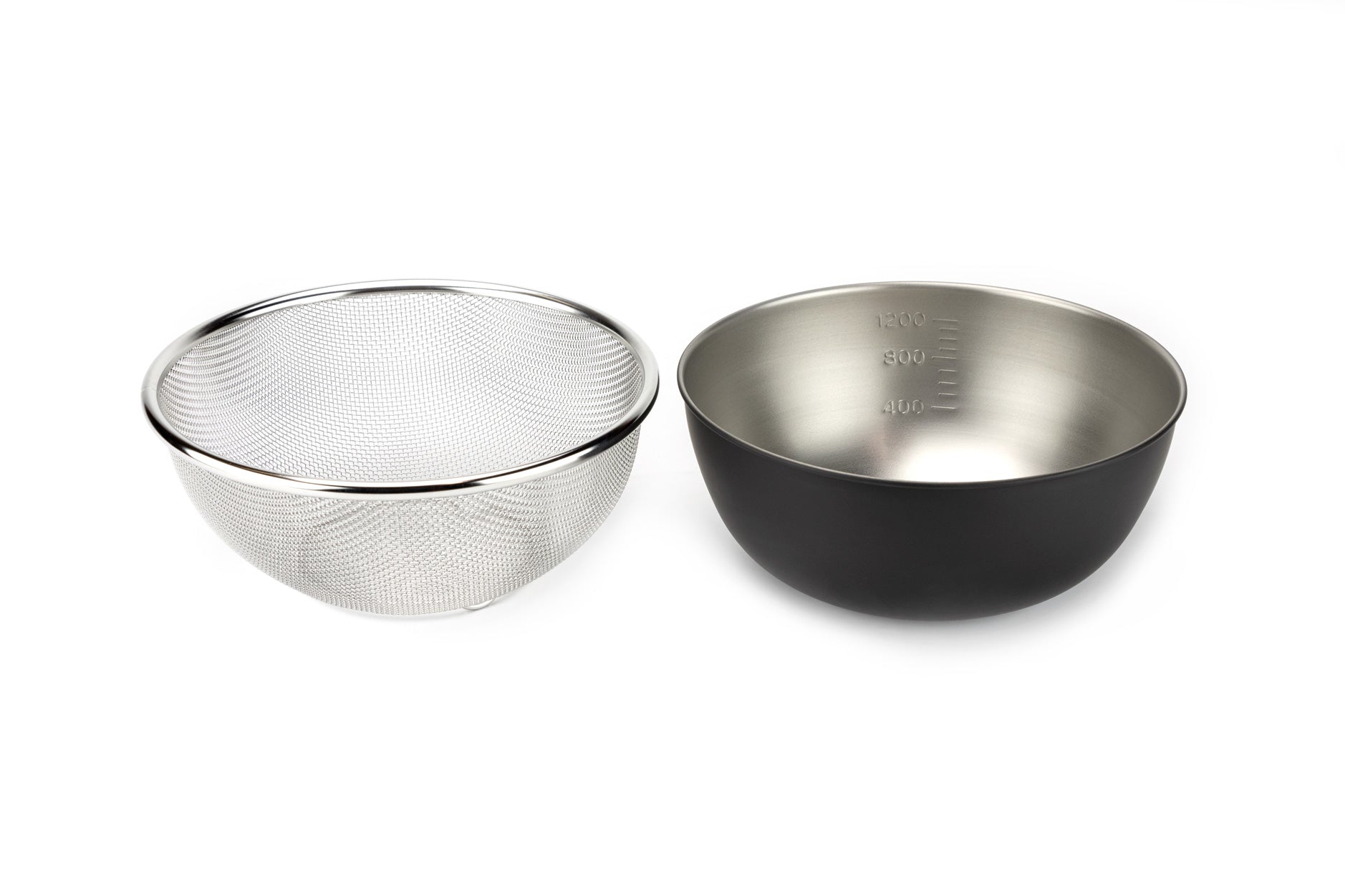 Premium Tsubame Sanjo Okatte Stainless Steel Bowl & Strainer Set - Durable Kitchen Essentials for Cooking, Mixing, and Draining Pasta, Vegetables, and More