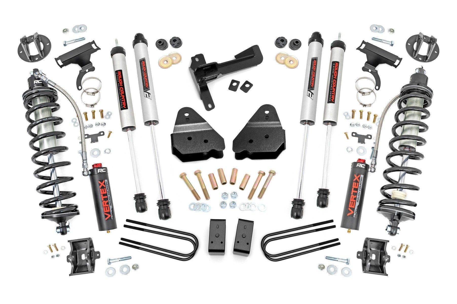 3 Inch Coilover Conversion Lift Kit for Ford F-250 Super Duty 4WD (2017-2022) - Gas Suspension Upgrade - Off-Road & Towing Performance Enhancement