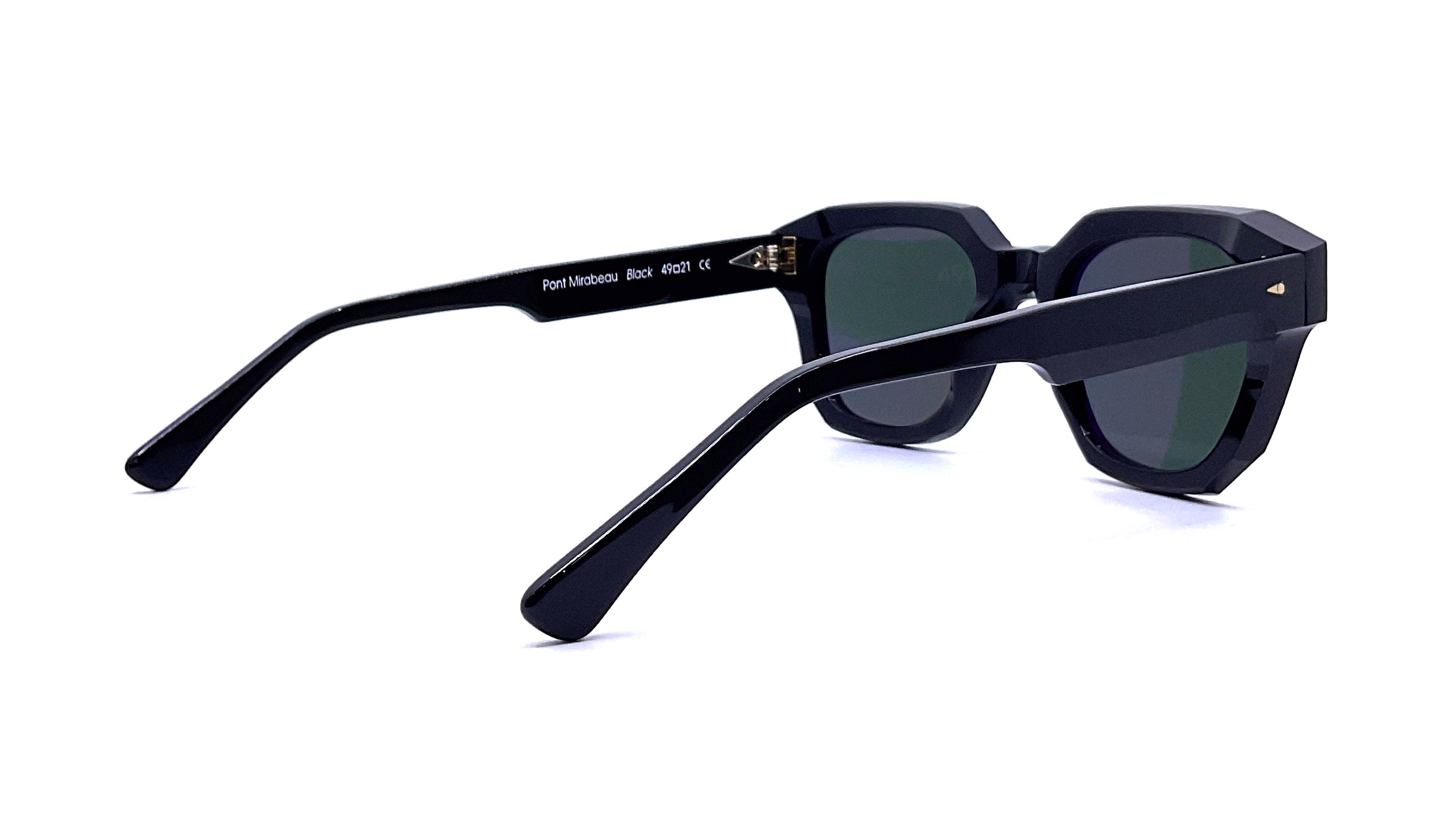 Ahlem Pont Mirabeau Sunglasses (Black) - Stylish UV Protection for Outdoor Activities & Travel