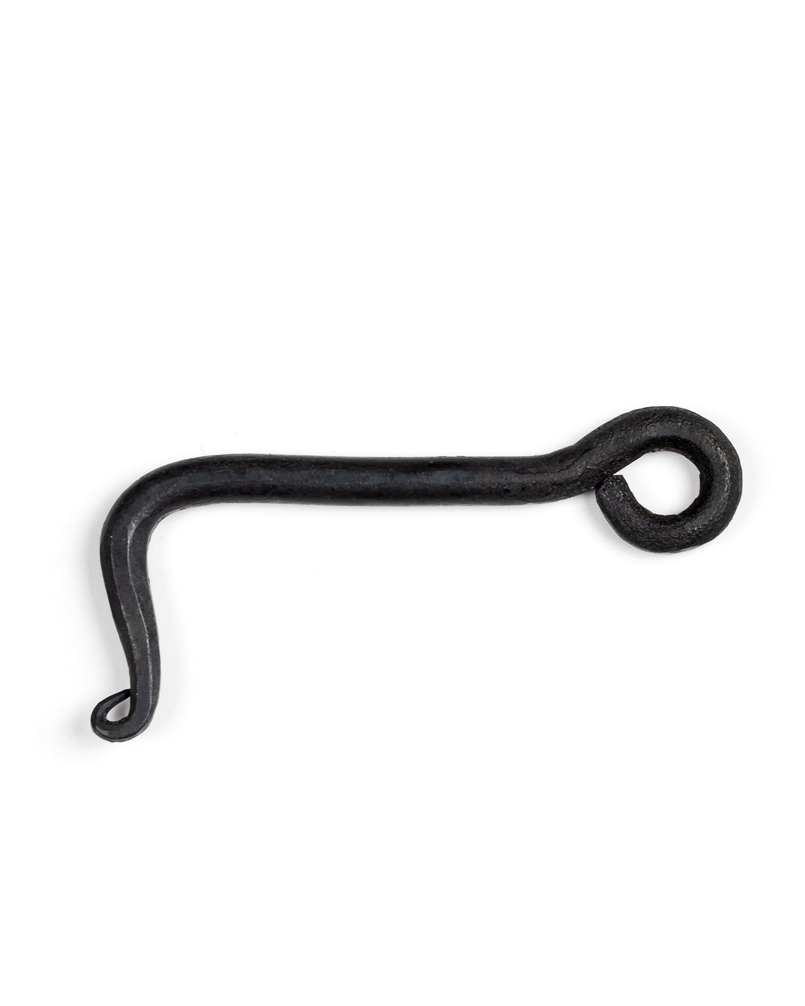 Handmade Wrought Iron Hasp - Black Forged Latch for Gates, Doors & Cabinets - Durable & Decorative Hardware for Home & Garden Security