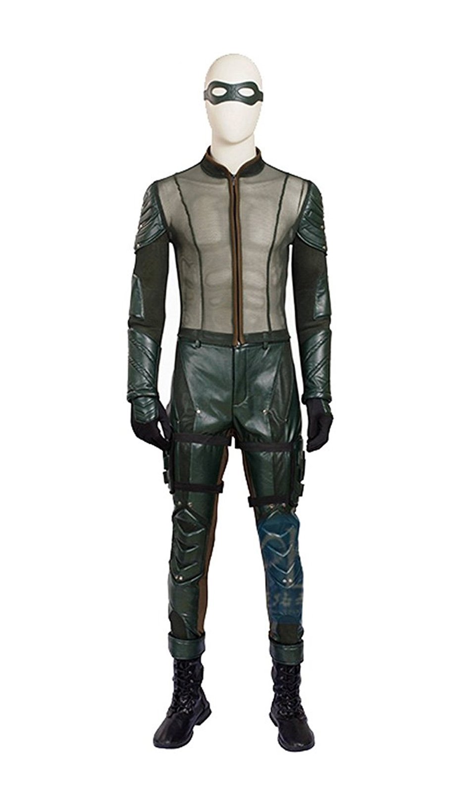 Men's Archer Green TV Series Halloween Costume Set with Accessories | Cosplay, Halloween Party & Themed Events Outfit