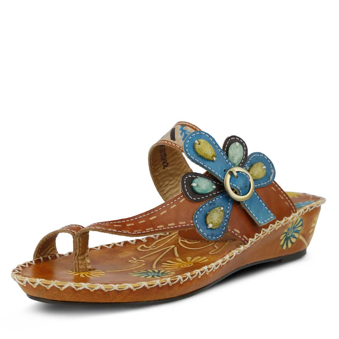 Spring Step L'Artiste Women's Santorini Comfort Slide Sandals - Lightweight & Cushioned for Beach, Poolside, and Summer Outfits