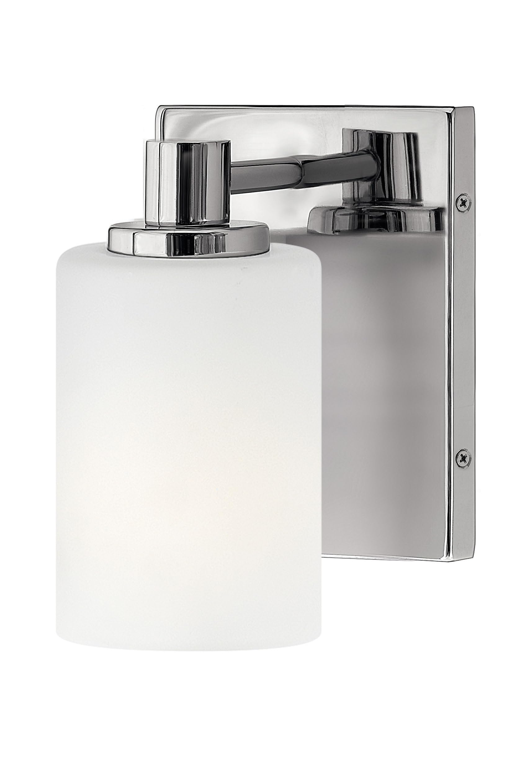 Hinkley Karlie Collection Transitional One Light Bathroom Vanity Fixture in Chrome - Perfect for Modern Bathroom Decor and Vanity Lighting