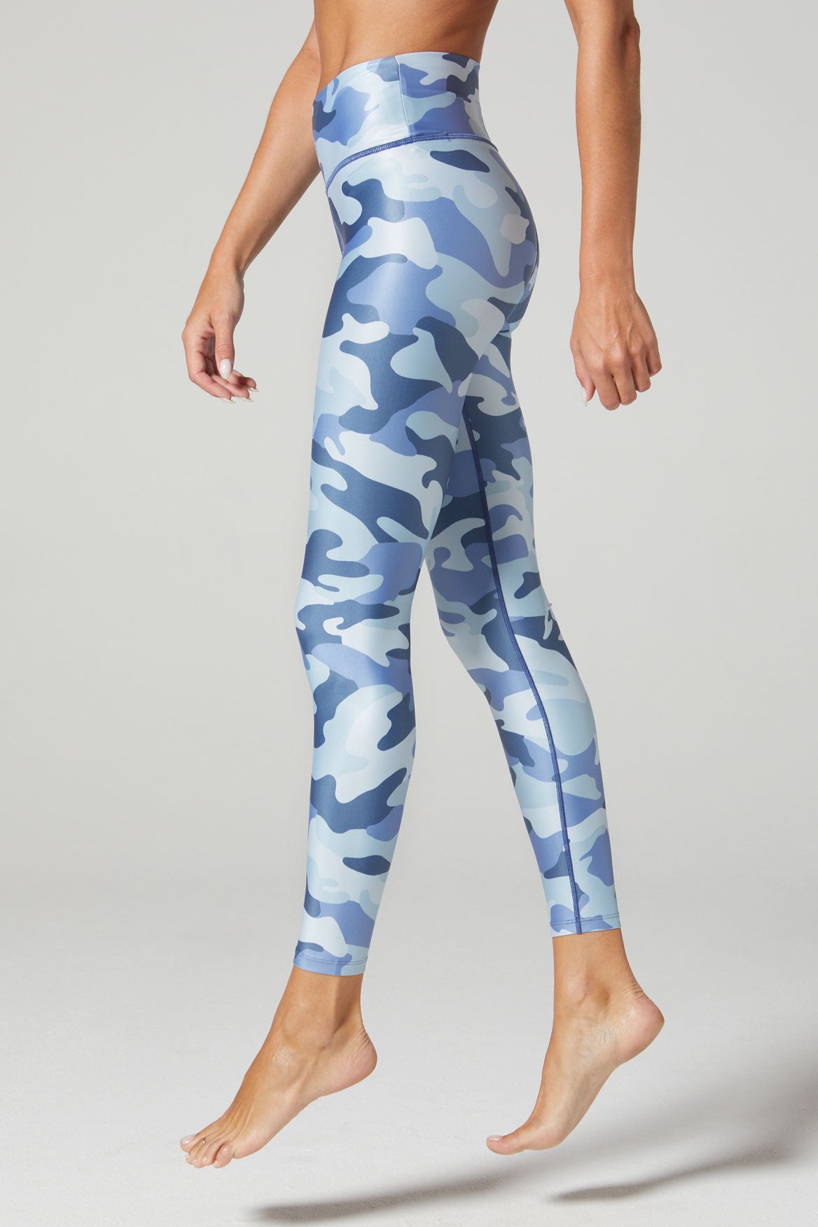 Camila Women's Tactical Camo Leggings - Black - High Waist Yoga Pants for Workout, Running & Outdoor Activities