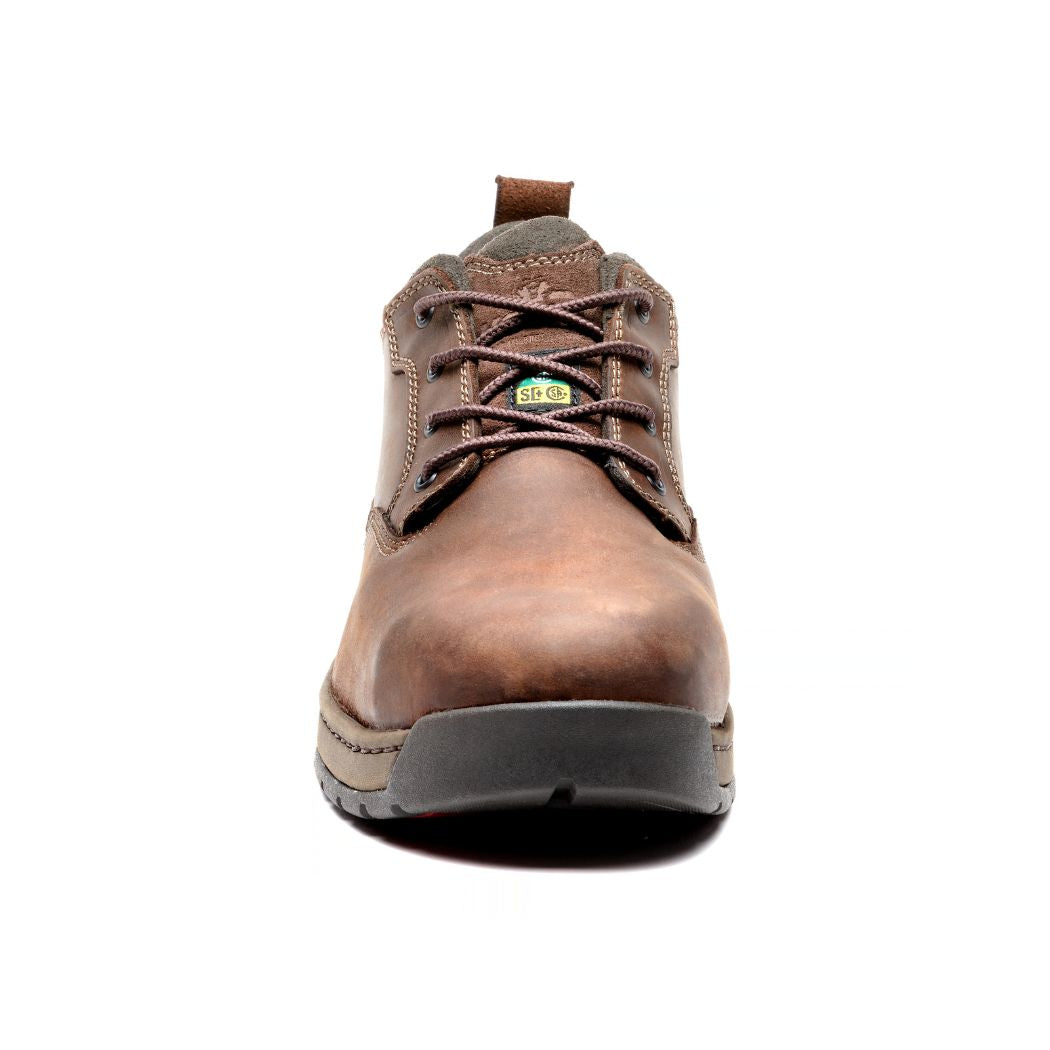 Kodiak Montario Men's Aluminum Toe Oxford Work Shoes - Safety Boots for Construction & Industrial Work (Brown, KD0A4NL6DBX) | Slip-Resistant & Comfortable for Warehouse, Factory & Outdoor Jobs