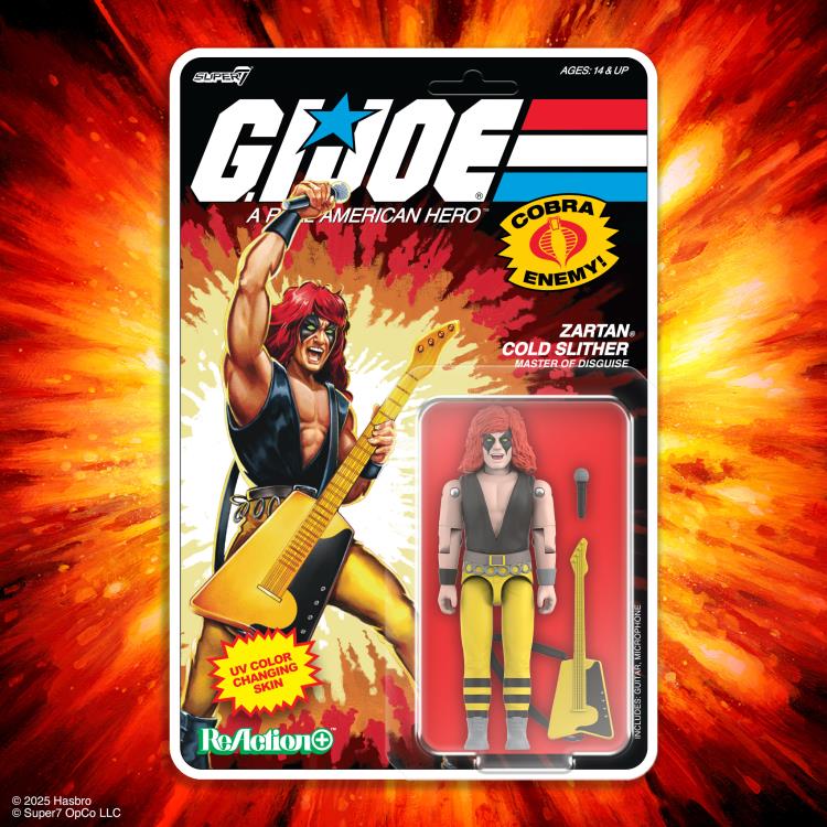 Zartan Cold Slither G.I. Joe ReAction+ 3.75