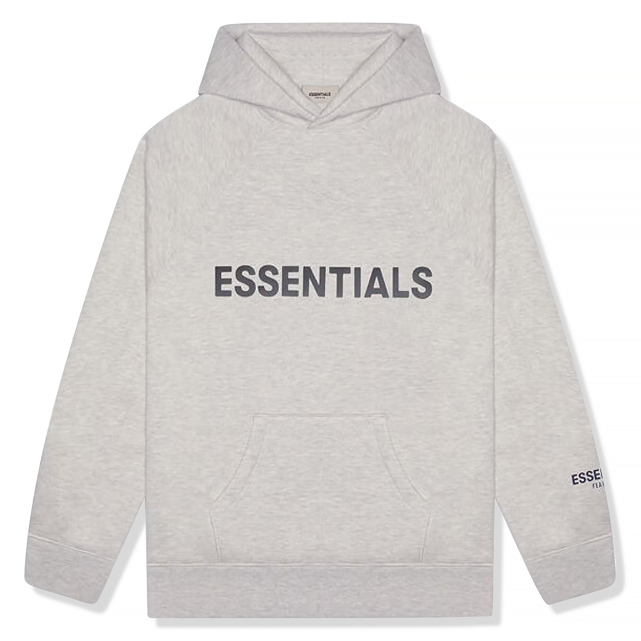 Fear of God Essentials Heather Oatmeal Hoodie - Men's Oversized Pullover Sweatshirt | Casual Streetwear for Everyday Comfort & Style