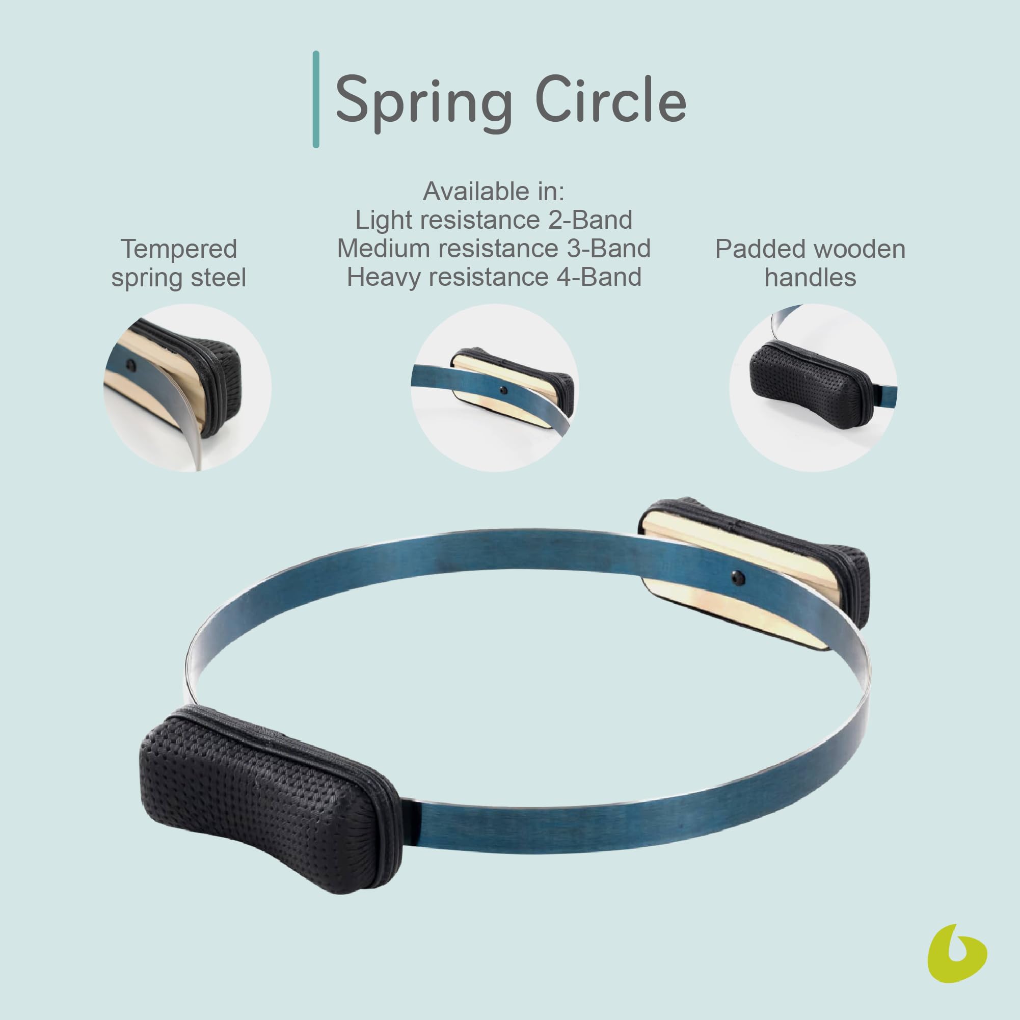 Balanced Body Spring Circle - Premium Fitness Equipment for Pilates, Yoga & Home Workouts | Perfect for Strength Training & Flexibility Exercises