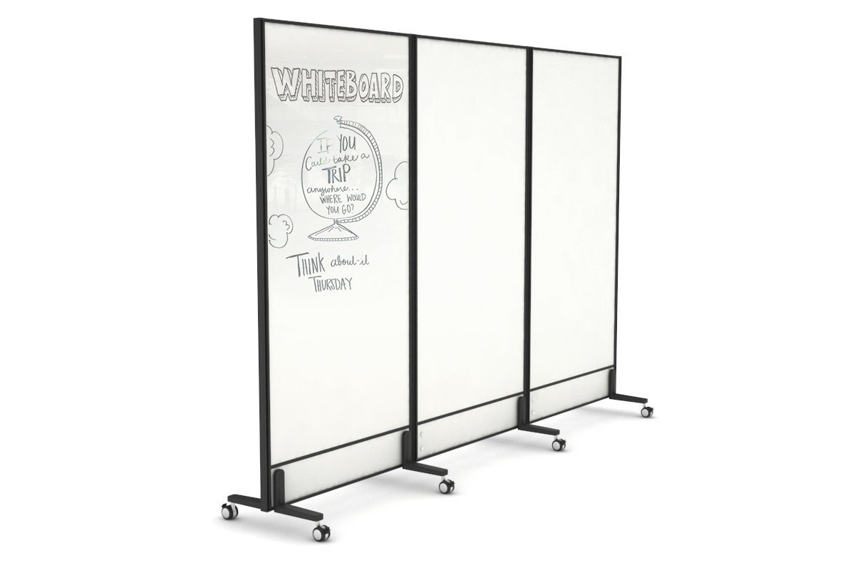 Productify Activity Based Partition Screen - Whiteboard & Echo Felt Board [1800H x 2700W] - Office Divider & Collaborative Workspace Solution for Meetings & Classrooms