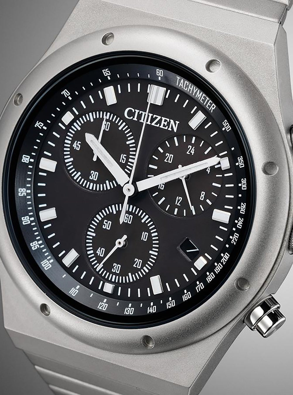 Vintage CITIZEN Chronograph Watch AT2540-57E - Japan Movement, JDM, 1984 Collector's Edition - Perfect for Watch Enthusiasts & Retro Fashion Lovers