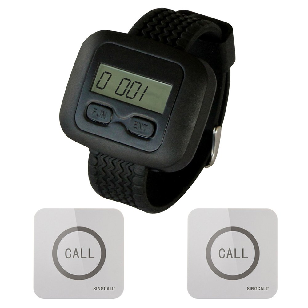 SINGCALL Wireless Nurse Call System for Elderly - Large Touch Button, Wall-Mounted, Waterproof, Ideal for Home Care & Bathroom Safety - Perfect for Seniors & Assisted Living