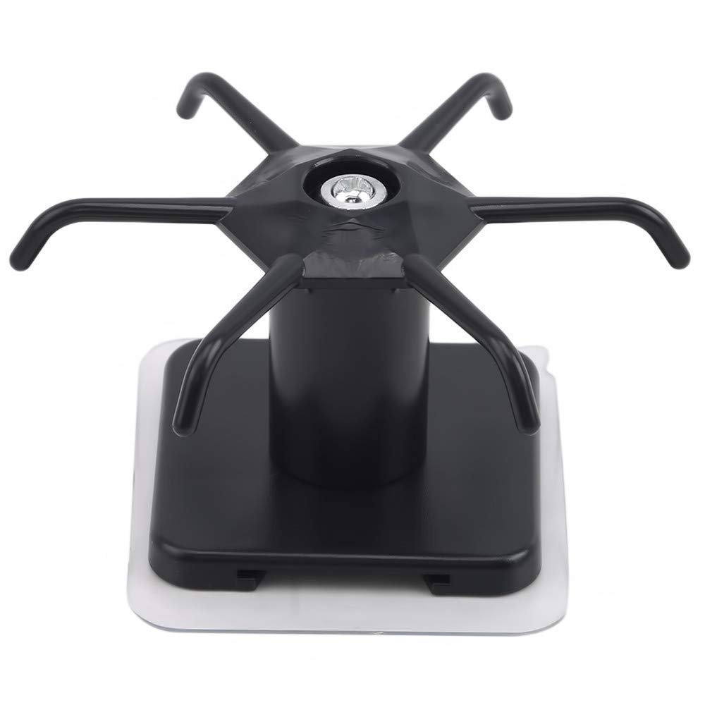 Rotating Wall Hooks - Heavy Duty Wall Mounted Coat Hanger for Kitchen, Bathroom & Entryway Storage - Space Saving Home Organization Accessories (Black) - Perfect for Hanging Coats, Towels, Keys & Kitchen Utensils