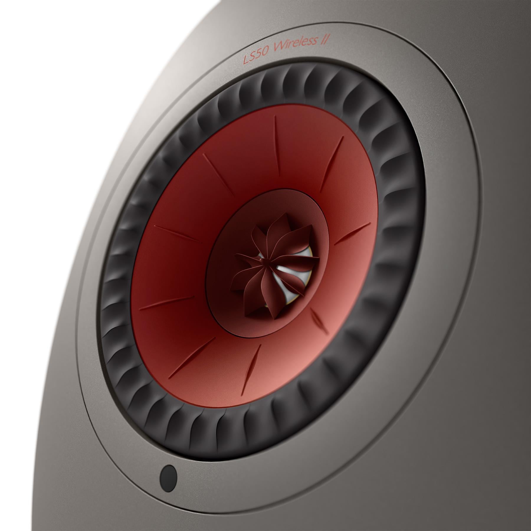 KEF LS50 Wireless II HiFi Powered Bookshelf Speakers - Premium Bluetooth & WiFi Streaming for Home Audio, Music & Movie Theater Systems - Perfect for Living Rooms, Studios & Home Theaters