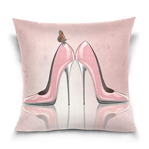 Elegant Pink High Heel Shoes