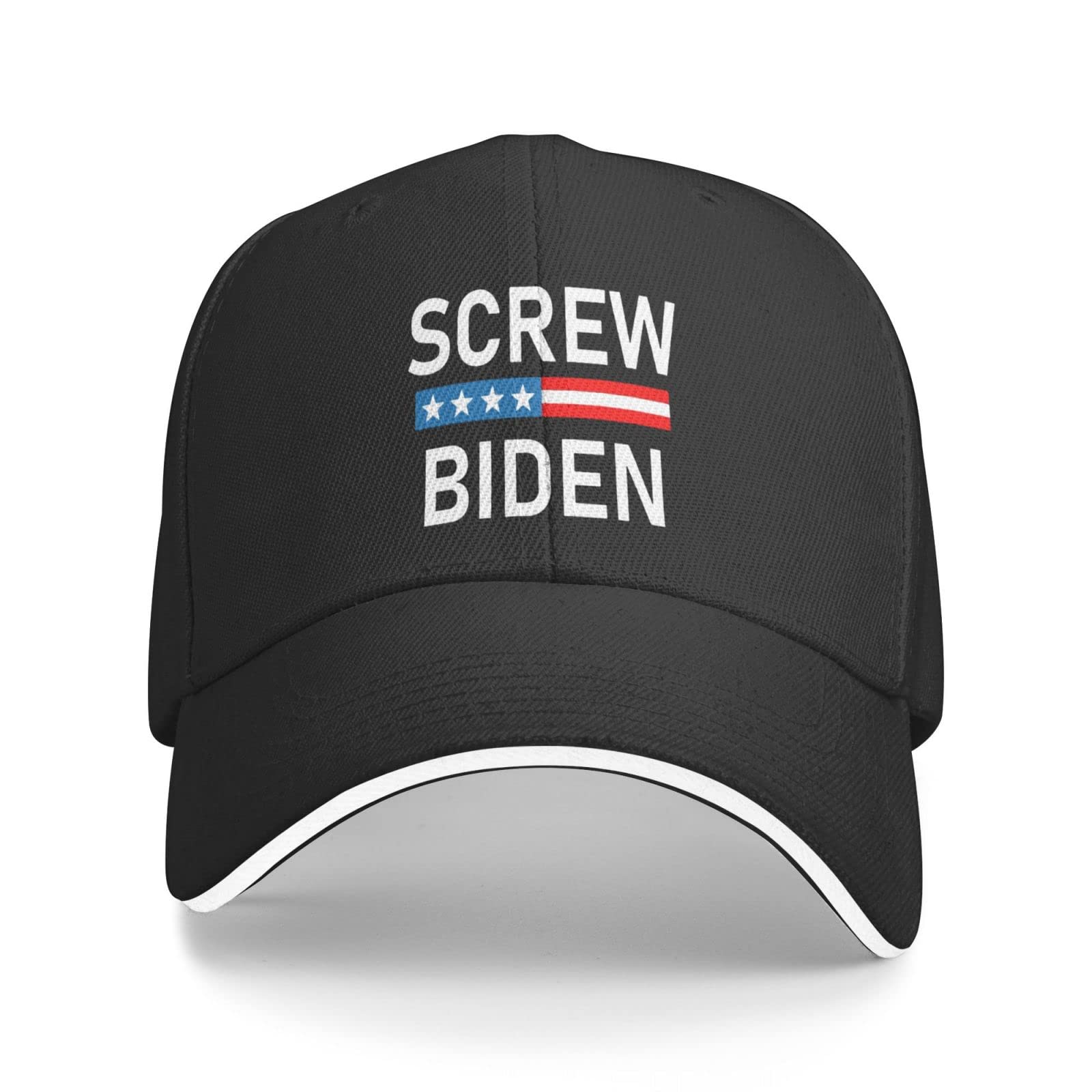 Biden Baseball Cap - Adjustable Trucker Hat for Golf & Outdoor Activities - Custom Black Snapback Hat for Sports, Casual Wear & Political Events