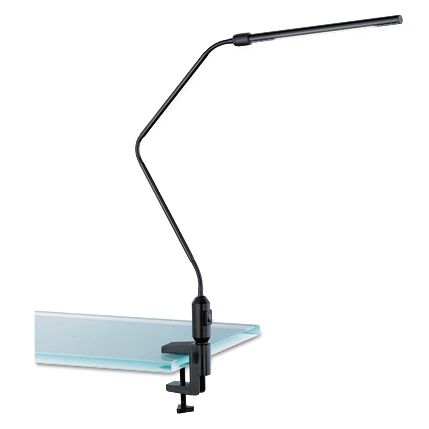 Alera® LED Desk Lamp with Interchangeable Base or Clamp - Adjustable 5.13