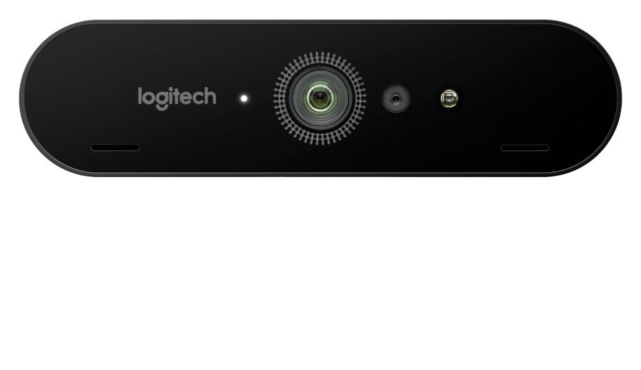 Logitech Miro 4K Pro Webcam Bundle with Adjustable Stand & 4-Port USB 3.0 Hub - 3-in-1 Streaming Setup for Zoom Meetings, Gaming & YouTube Videos