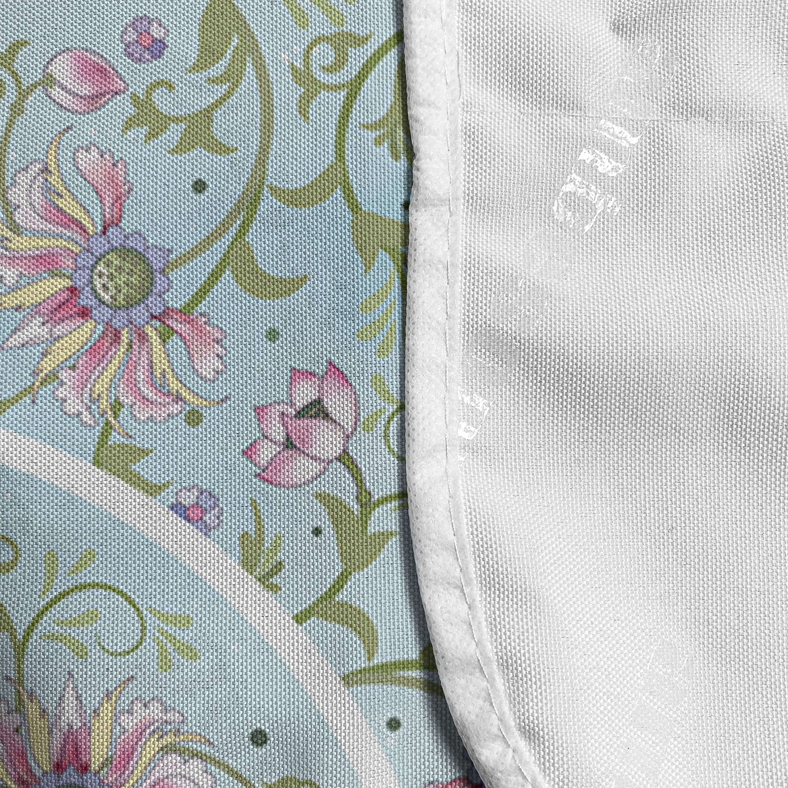 Ambesonne Floral Microwave Cover - Waterproof Kitchen Organizer with Pockets, 36