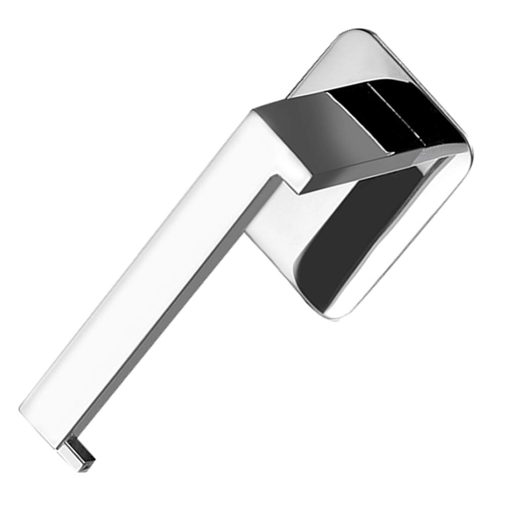 Cabilock Self-Adhesive Wall Mount Paper Towel Holder - No Drilling Required, Stainless Steel Toilet & Kitchen Roll Holder, Black (Perfect for Bathroom, Kitchen, Office & RV)
