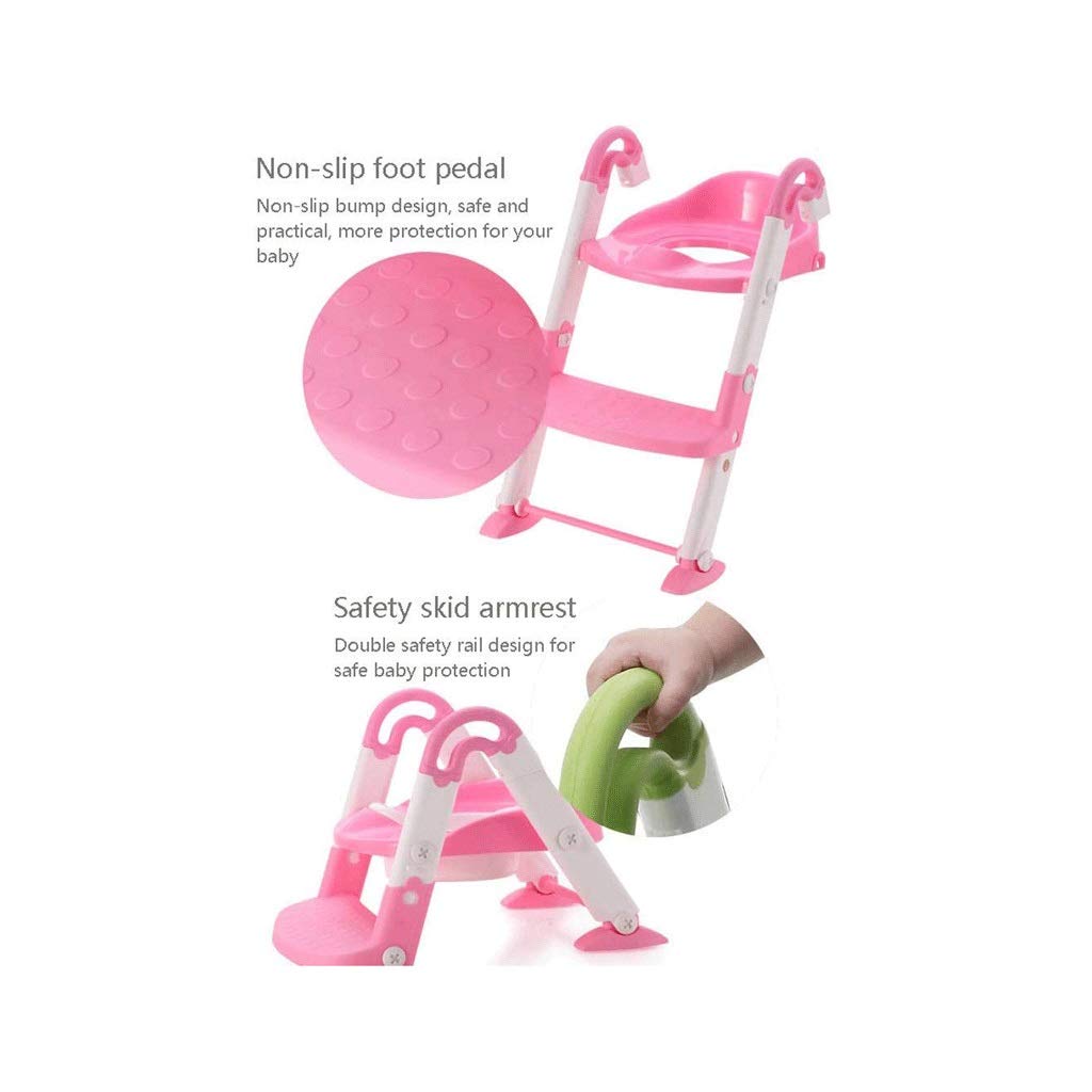 Foldable Banana-Shaped Baby Toilet Training Seat - Portable Potty Trainer for Toddlers, Kids, Boys & Girls - Green Color - Perfect for Home, Travel & Daycare Use