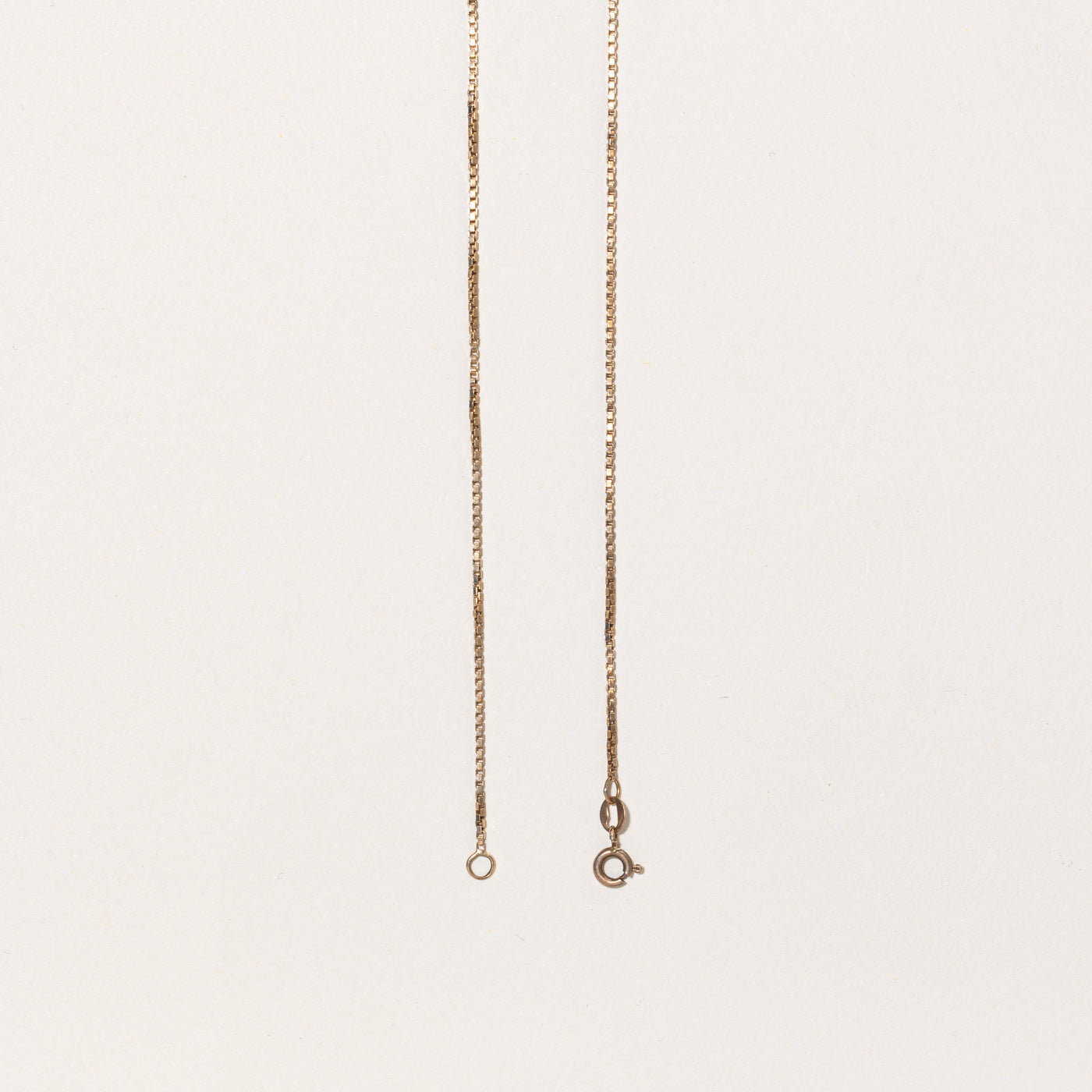 10K Yellow Gold Box Link Chain Necklace - 22 Inches | Dainty & Elegant Jewelry for Women | Perfect for Layering, Everyday Wear & Special Occasions