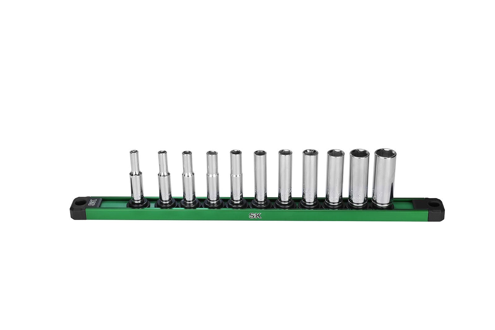 1/4 Inch Drive 11-Piece SAE 6-Point Deep Chrome Socket Set - Perfect for Automotive Repairs, DIY Projects, and Professional Mechanics