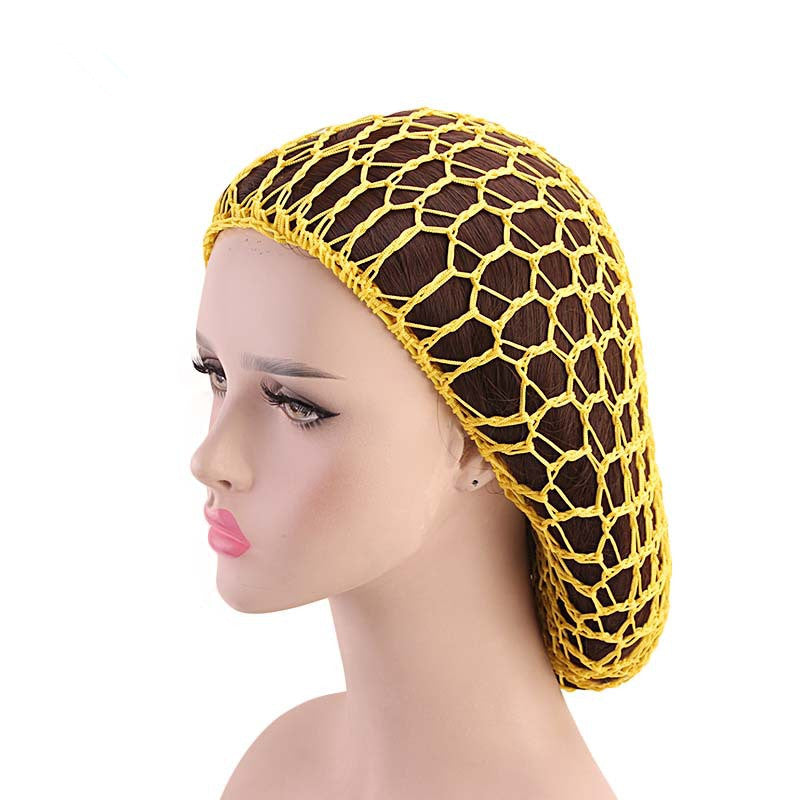 Handmade Crochet Hair Net for Women - Breathable Mesh Night Cap for Long Hair Care | Perfect for Sleeping, Travel & Home Use