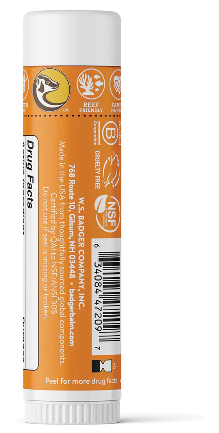 Badger Kids SPF 35 Mineral Sunscreen Stick - Natural, Reef-Safe Sun Protection for Children | Water-Resistant, Easy Application for Outdoor Play, Beach & Pool Days