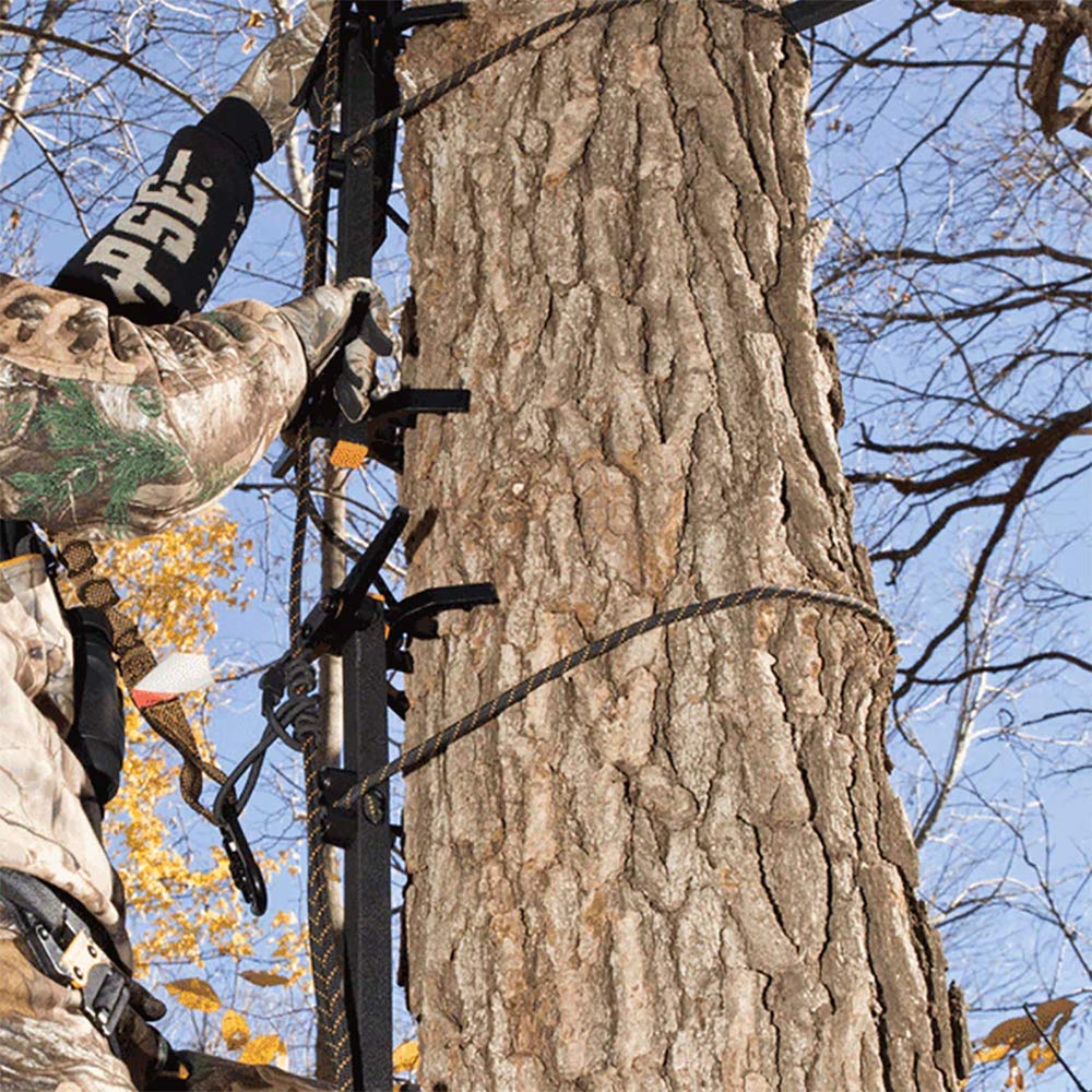 8 Pack Pro Climbing Sticks for Hunting - Lightweight Aluminum Tree Stand Climbing Steps for Deer Stands & Hunting Blinds - Perfect for Outdoor Hunting, Tree Stand Access & Stealth Climbing
