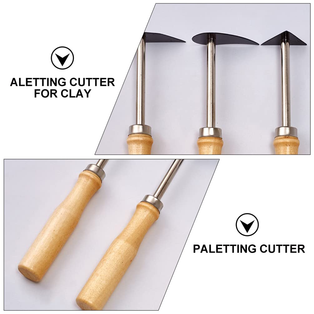 3pcs Clay Sculpting Tools - Fondant & Resin Carving Kit for Cake Decorating & Jewelry Making