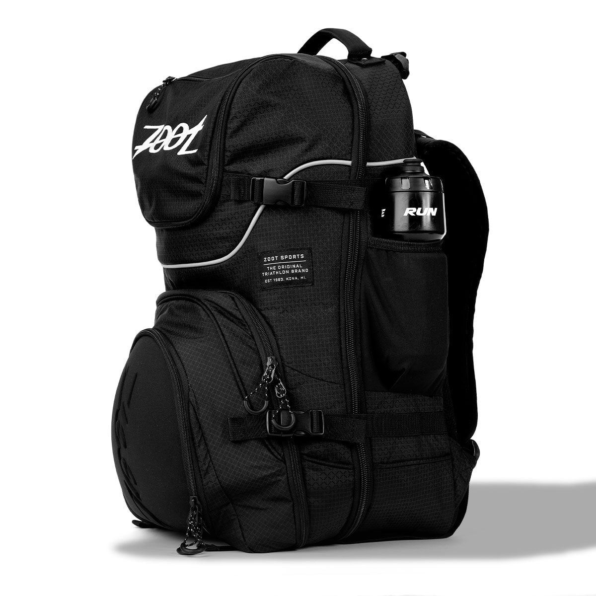 Ultra Tri Bag - Durable Waterproof Travel Backpack for Hiking, Camping & Outdoor Adventures (Black)