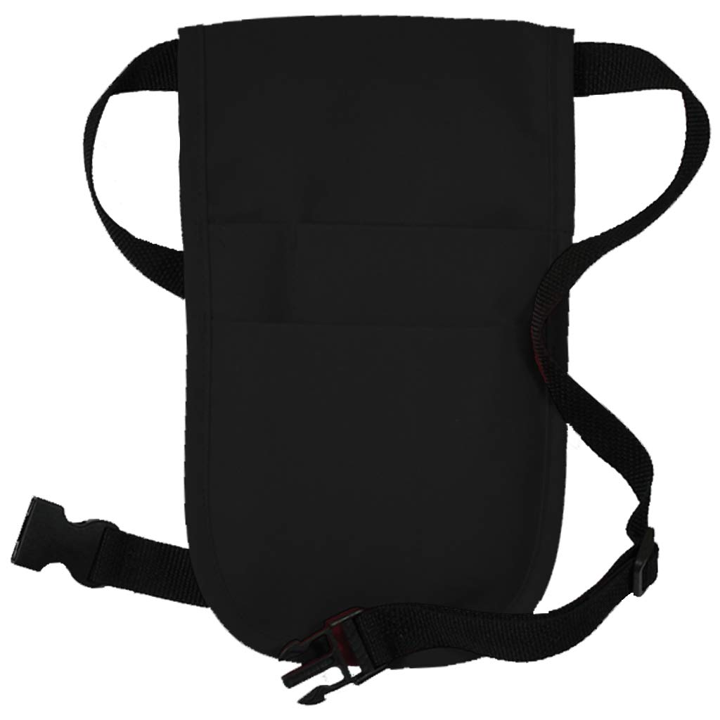 DayStar Apparel 150/153 Money Pouch with Fast Click Webbing Belt - 12 Pack Black | Secure Waist Wallet for Travel, Running & Outdoor Activities