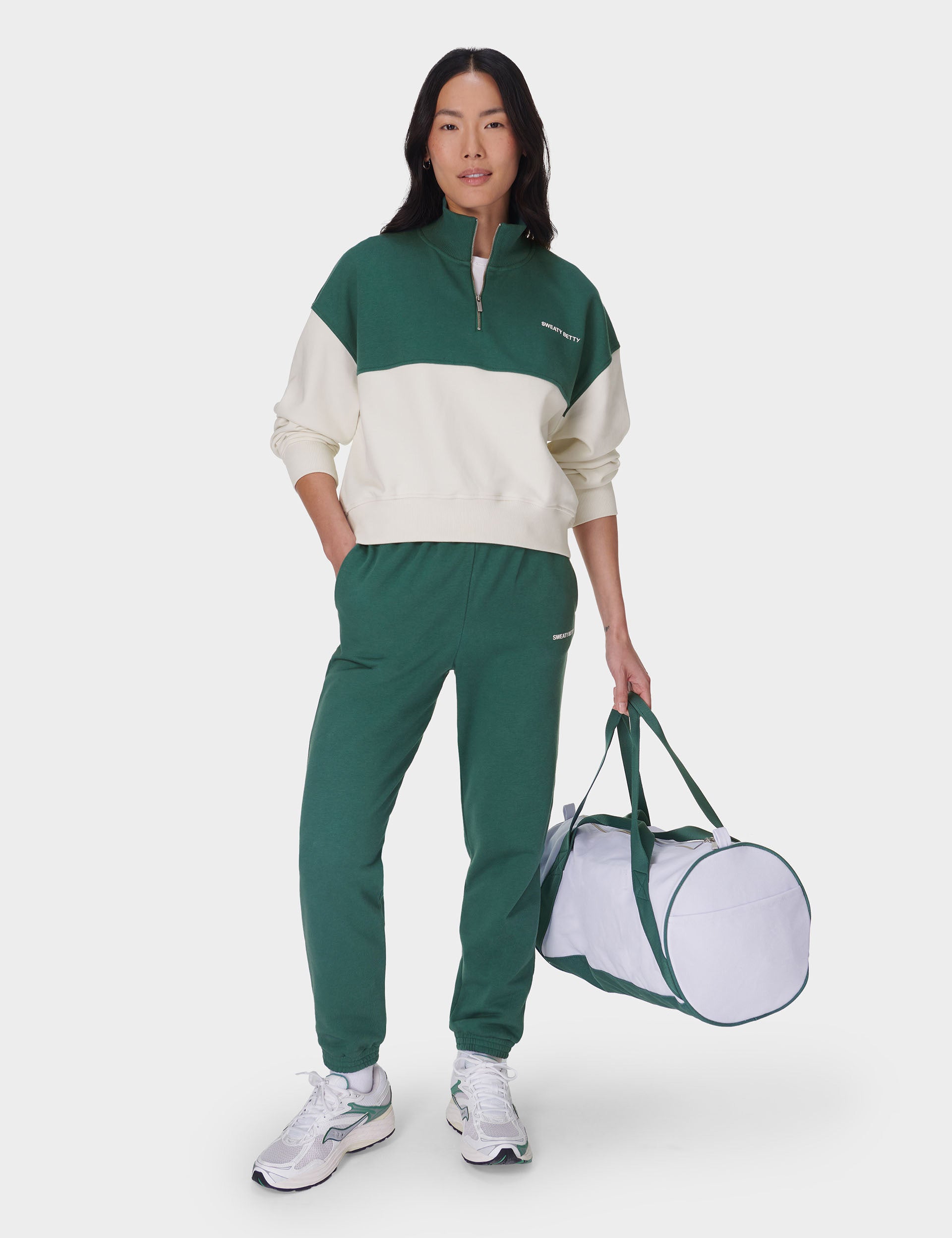 Revive Relaxed Jogger Pants for Women - Glade Green Comfortable Lounge & Workout Pants | Perfect for Yoga, Running, and Casual Wear