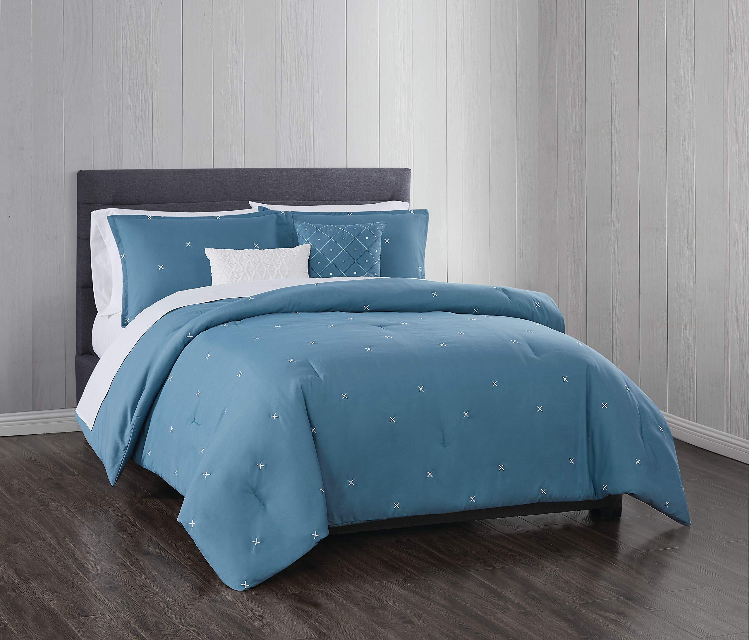 Frasier 5-Piece Full/Queen Comforter Set - Soft Bedding Collection for Cozy Bedroom Decor & Comfortable Sleep