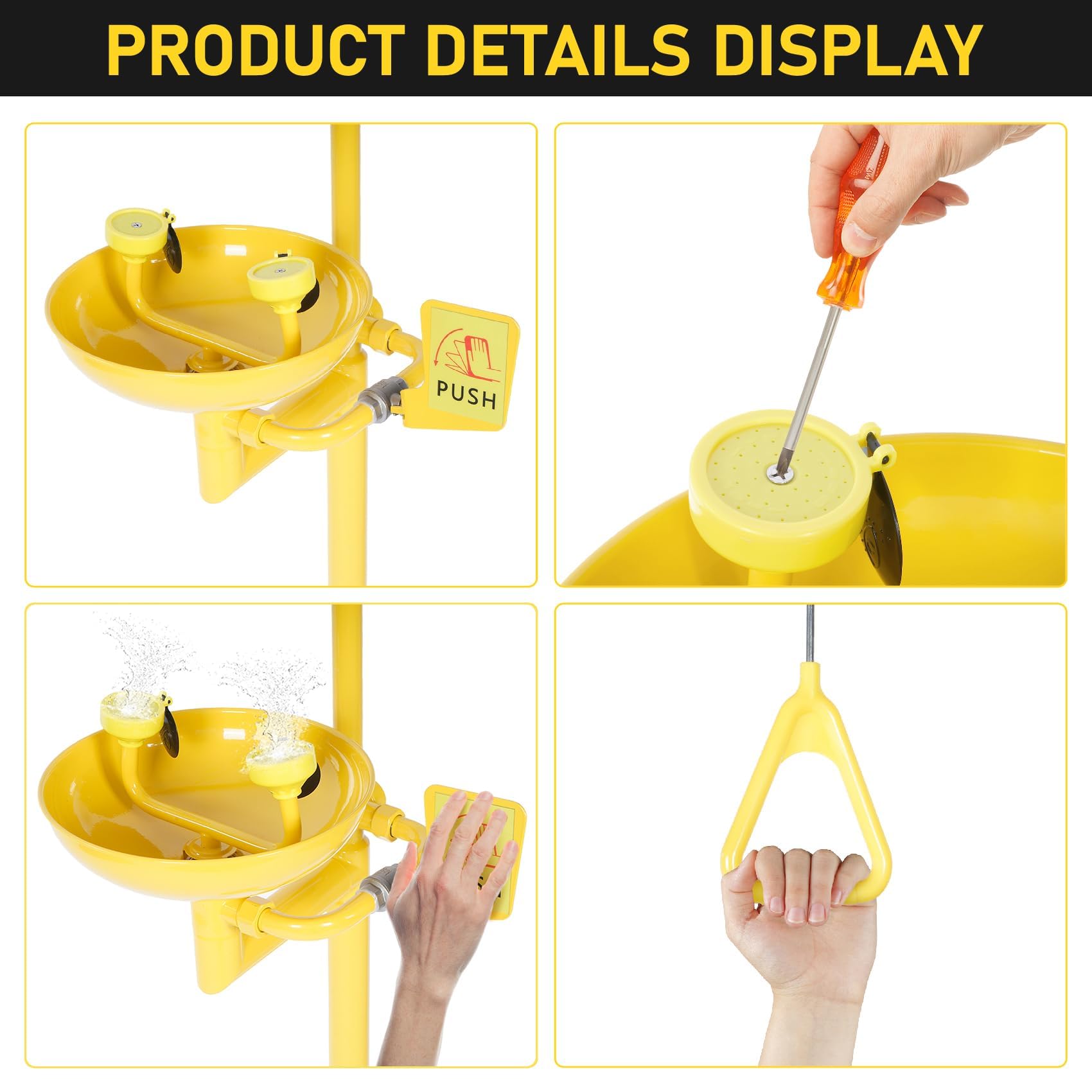 Emergency Eye Wash and Shower Station - 92.12