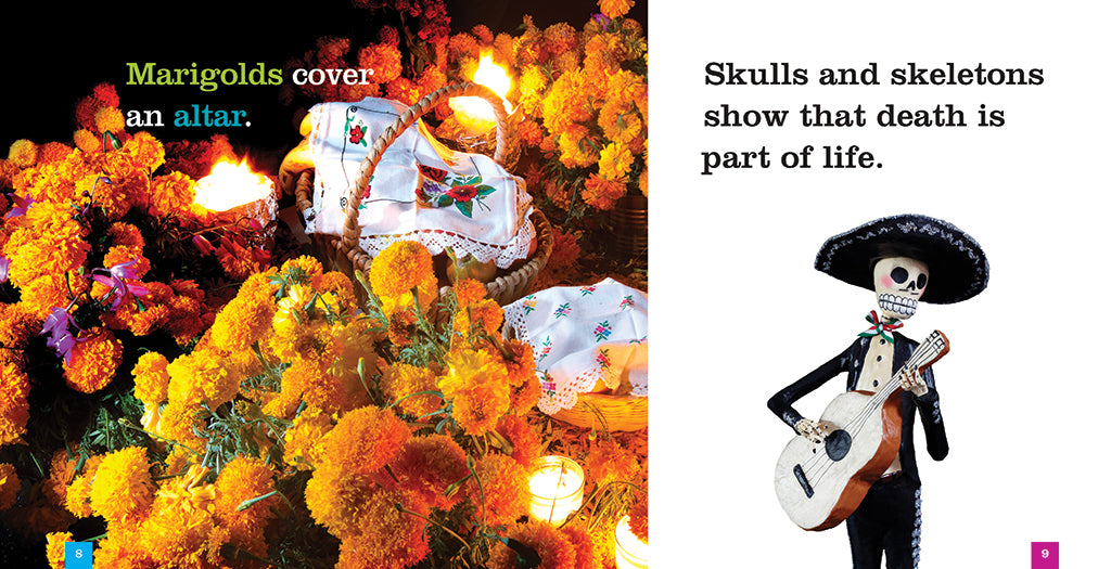 Day of the Dead Book - ISBN 9781640263260 - Celebrate Mexican Culture & Traditions - Perfect for Dia de los Muertos Festivals, Classroom Learning & Cultural Studies