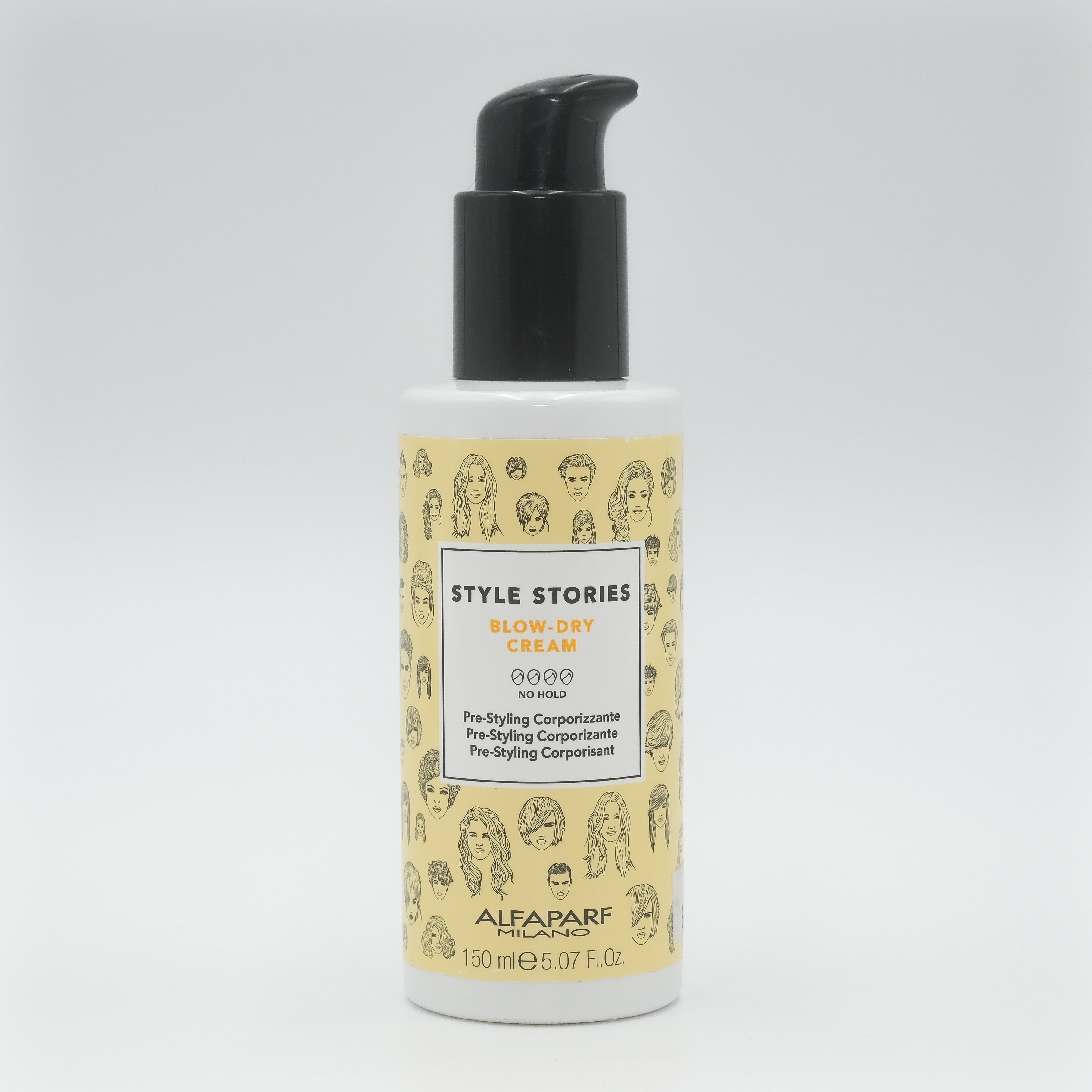 ALFAPARF Milano Blow Dry Cream 5.07 oz | Heat Protectant & Frizz Control Styling Cream for Smooth, Shiny Hair | Perfect for Salon-Quality Blowouts at Home